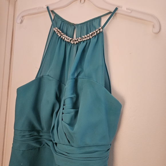 Alfred Angelo Green Dress Size 8 - Picture 2 of 4